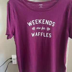 Old Navy Purple Graphic Tee
